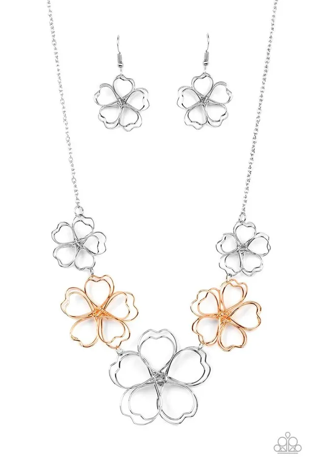 Paparazzi Jewelry Necklaces Paparazzi Necklace Time to GROW Silver Paparazzi Jewelry Necklaces Paparazzi Necklace Time to GROW Silver
