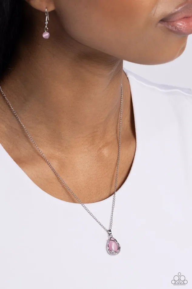 Paparazzi Jewelry Necklaces Paparazzi Necklace TopNotch Trinket Pink