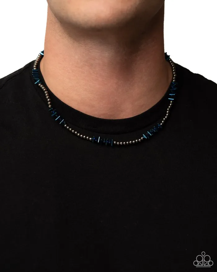 Paparazzi Jewelry Necklaces Paparazzi Necklace Unforgettably Urban Blue