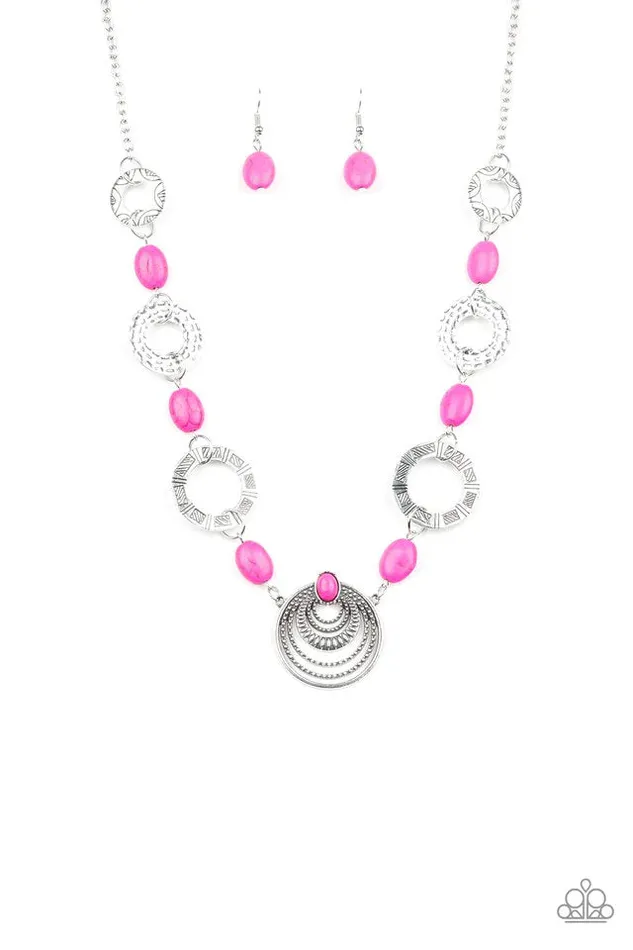 Paparazzi Jewelry Necklaces Paparazzi Necklace Zen Trend Pink