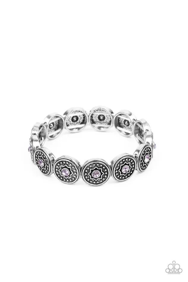 Paparazzi Jewelry Paparazzi Bracelet Colorfully Celestial Purple Bracelets