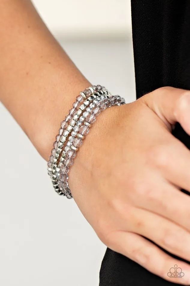 Paparazzi Jewelry Paparazzi Bracelet Crystal Crush Silver Bracelets