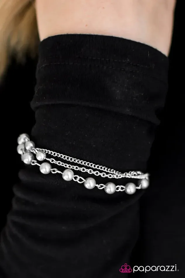 Paparazzi Jewelry Paparazzi Bracelet RITZY Business Silver Bracelets