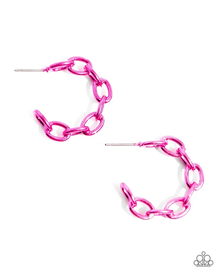 Paparazzi Jewelry Paparazzi Earring Colorful Cameo Pink Earrings Paparazzi Jewelry Paparazzi Earring Colorful Cameo Pink Earrings