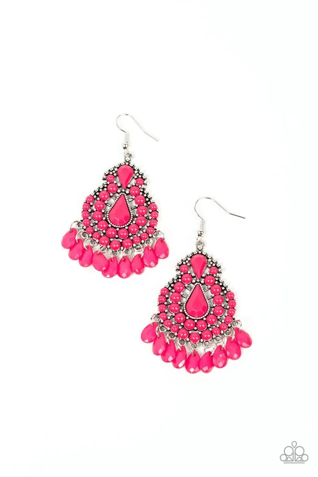 Paparazzi Jewelry Paparazzi Earring Persian Posh Pink Earrings Paparazzi Jewelry Paparazzi Earring Persian Posh Pink Earrings