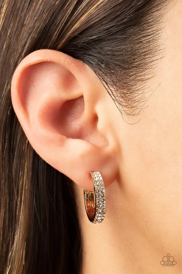 Paparazzi Jewelry Paparazzi Earring Positively Petite Gold Earrings