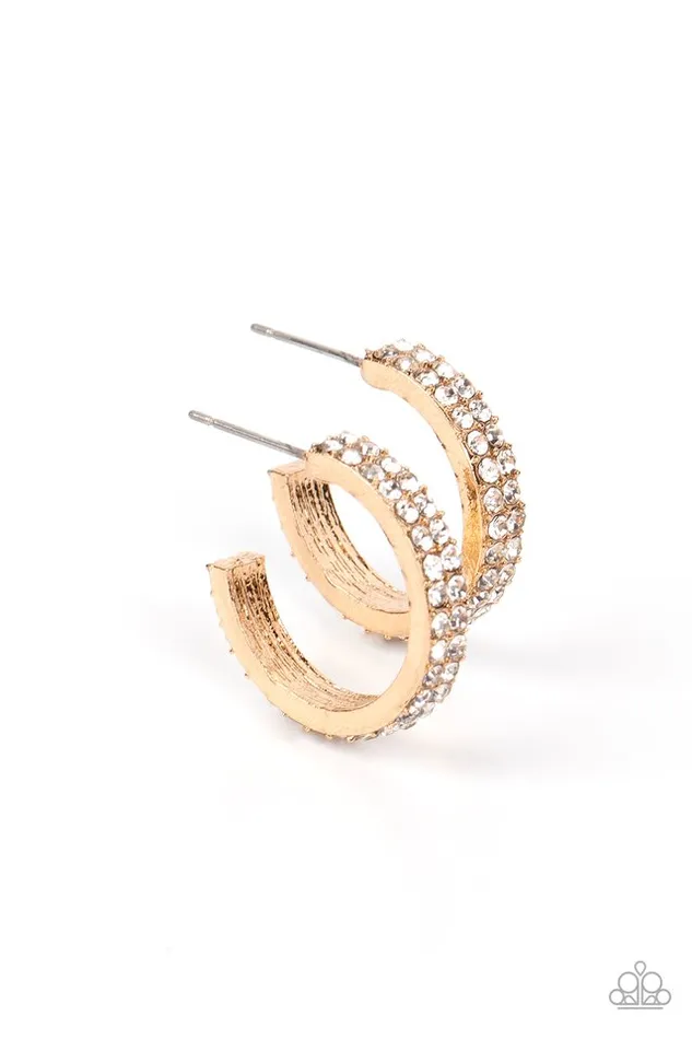 Paparazzi Jewelry Paparazzi Earring Positively Petite Gold Earrings Paparazzi Jewelry Paparazzi Earring Positively Petite Gold Earrings