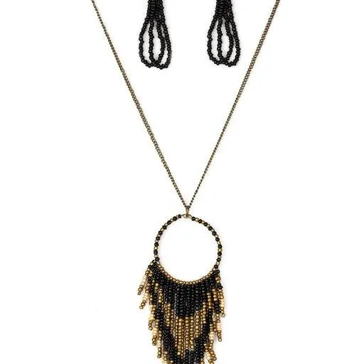 Paparazzi Jewelry Paparazzi Necklace Badlands Beauty Black Necklaces