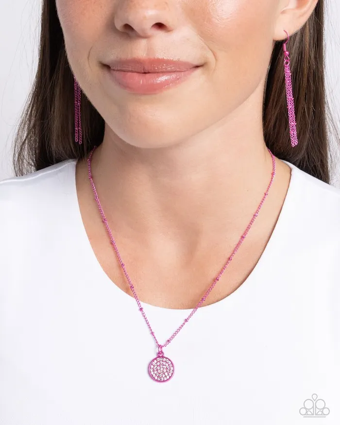 Paparazzi Jewelry Paparazzi Necklace Bejeweled Basic Pink Necklaces