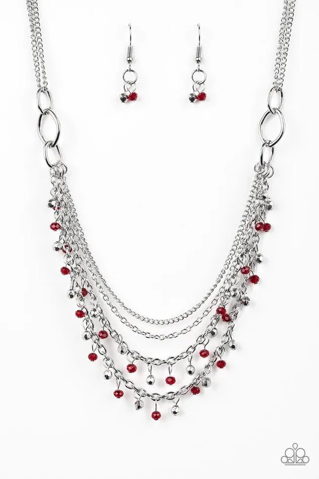 Paparazzi Jewelry Paparazzi Necklace Financially Fabulous Red Necklaces