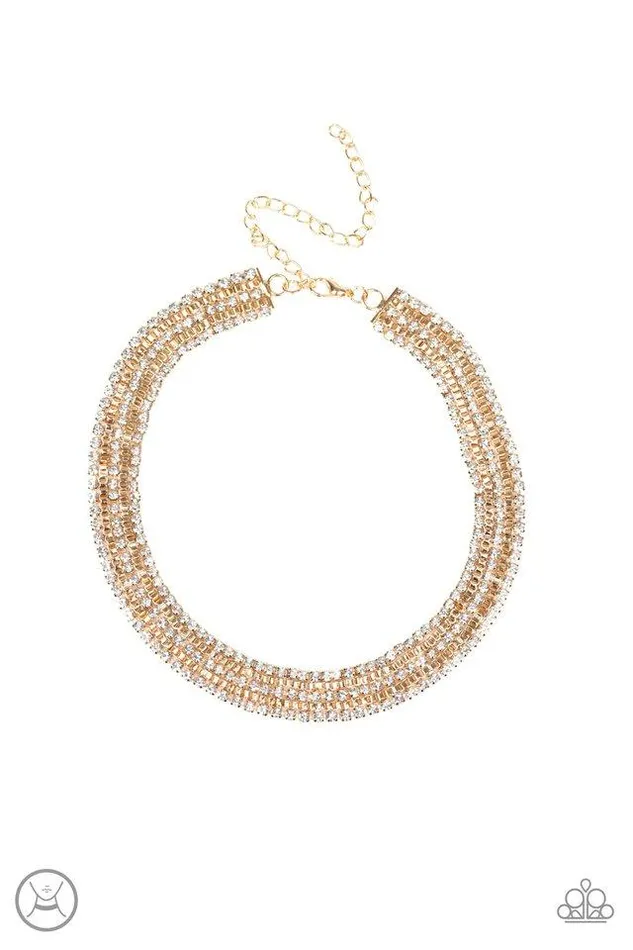 Paparazzi Jewelry Paparazzi Necklace Full REIGN Gold Necklaces