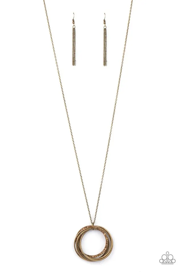 Paparazzi Jewelry Paparazzi Necklace Harmonic Halos Brass Necklaces Paparazzi Jewelry Paparazzi Necklace Harmonic Halos Brass Necklaces