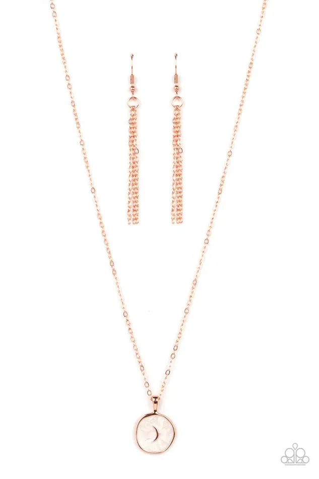 Paparazzi Jewelry Paparazzi Necklace Moon Magic Copper Necklaces Paparazzi Jewelry Paparazzi Necklace Moon Magic Copper Necklaces