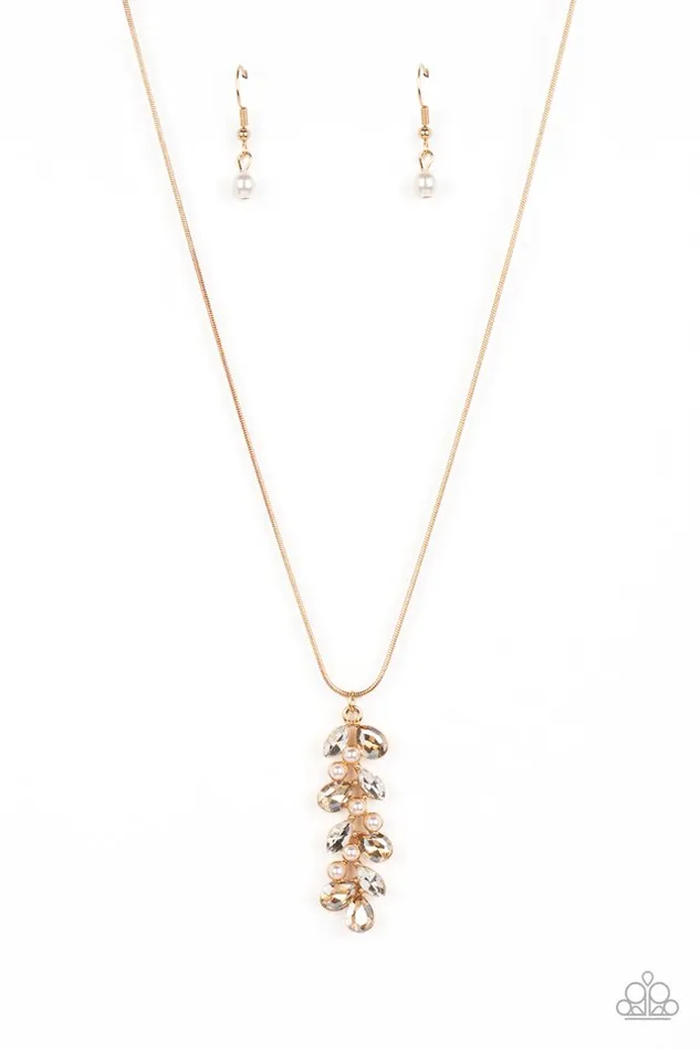 Paparazzi Jewelry Paparazzi Necklace Pearls Before VINE Gold Necklaces Paparazzi Jewelry Paparazzi Necklace Pearls Before VINE Gold Necklaces