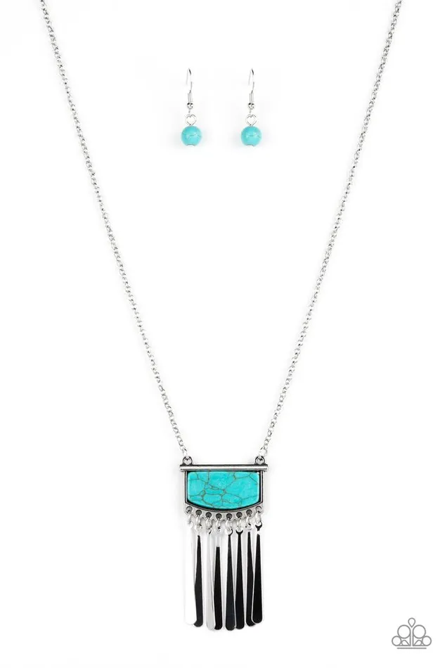Paparazzi Jewelry Paparazzi Necklace Plateau Pioneer Blue Necklaces Paparazzi Jewelry Paparazzi Necklace Plateau Pioneer Blue Necklaces