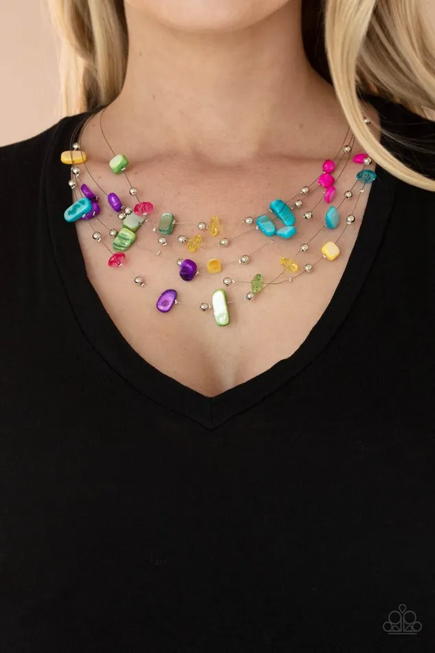 Paparazzi Jewelry Paparazzi Necklace Prismatic Pebbles Multi Necklaces