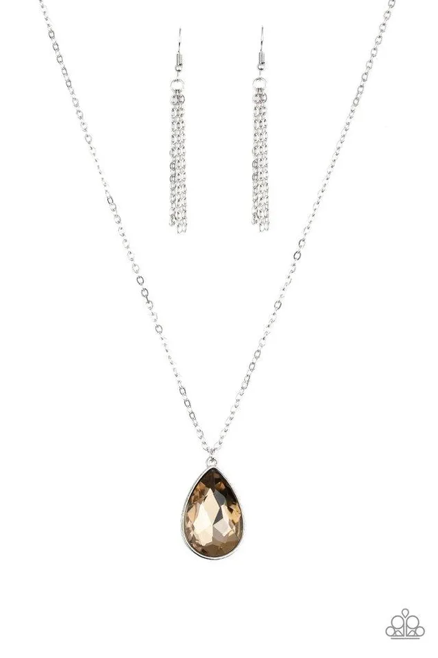 Paparazzi Jewelry Paparazzi Necklace So Obvious Brown Necklaces