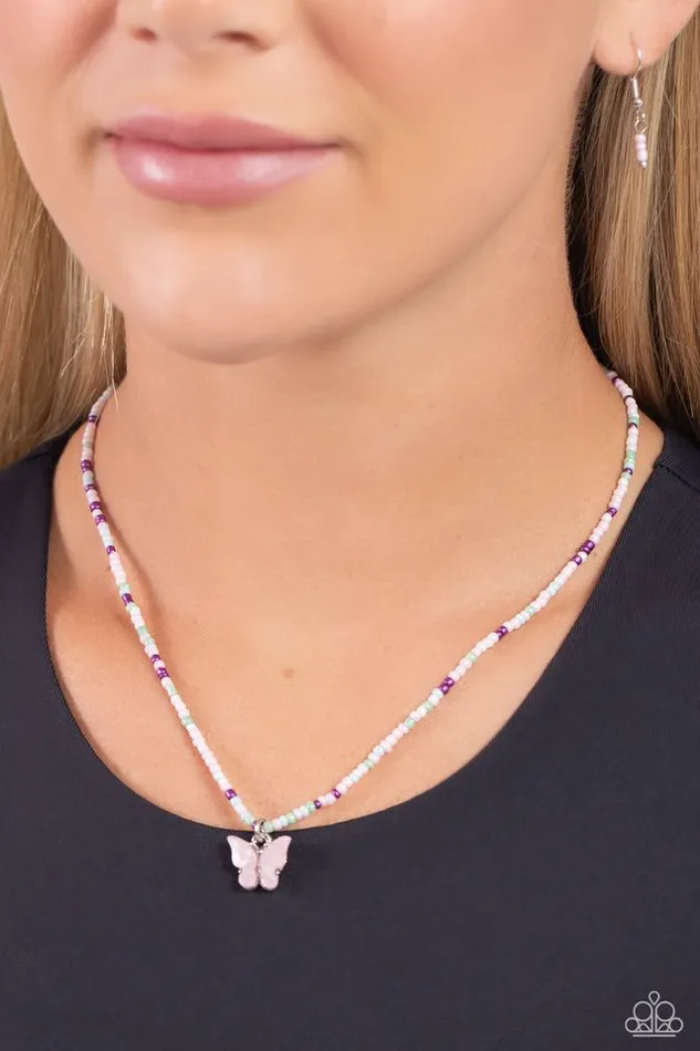 Paparazzi Jewelry Paparazzi Necklace Soaring Shell Pink Necklaces