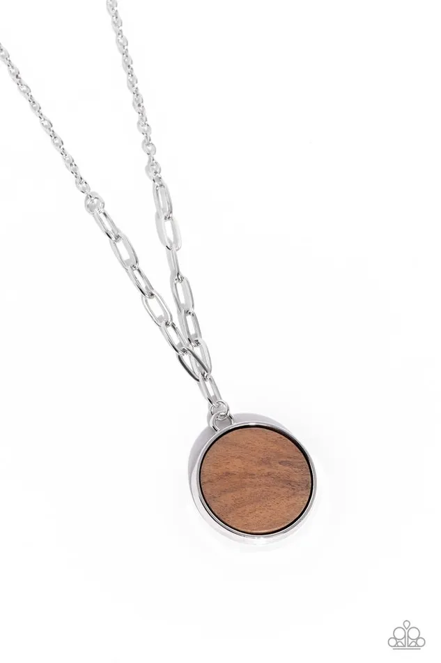 Paparazzi Jewelry Paparazzi Necklace WOODnt Dream of It Brown Necklaces Paparazzi Jewelry Paparazzi Necklace WOODnt Dream of It Brown Necklaces