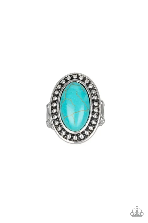Paparazzi Jewelry Paparazzi Ring Desert Heat Blue Rings