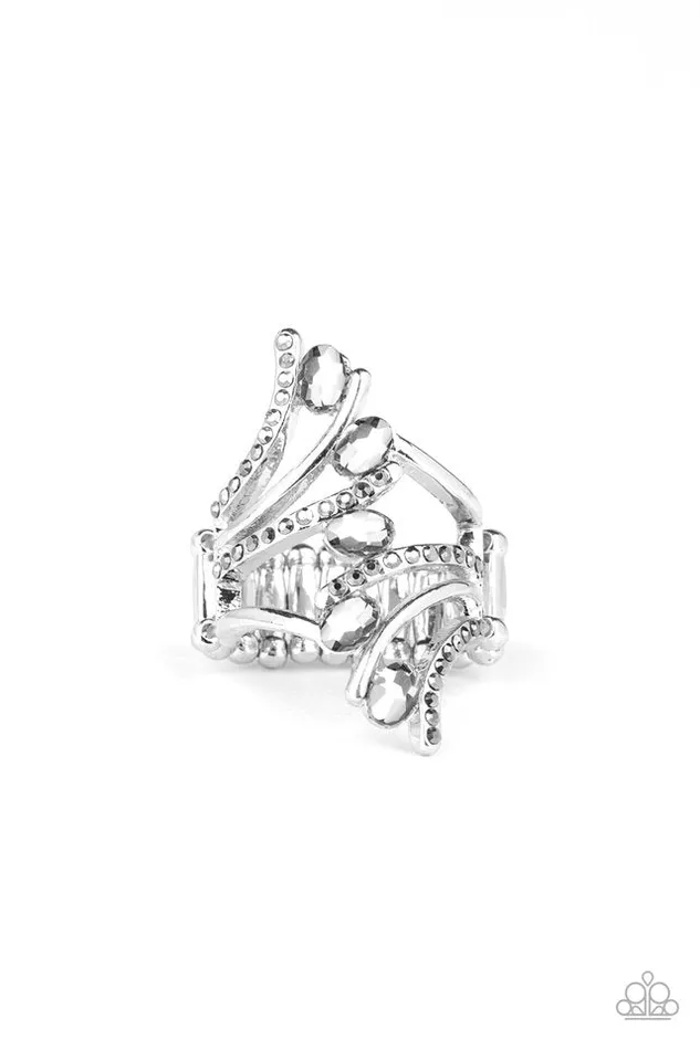 Paparazzi Jewelry Paparazzi Ring Majestic Marvel Silver Rings Paparazzi Jewelry Paparazzi Ring Majestic Marvel Silver Rings