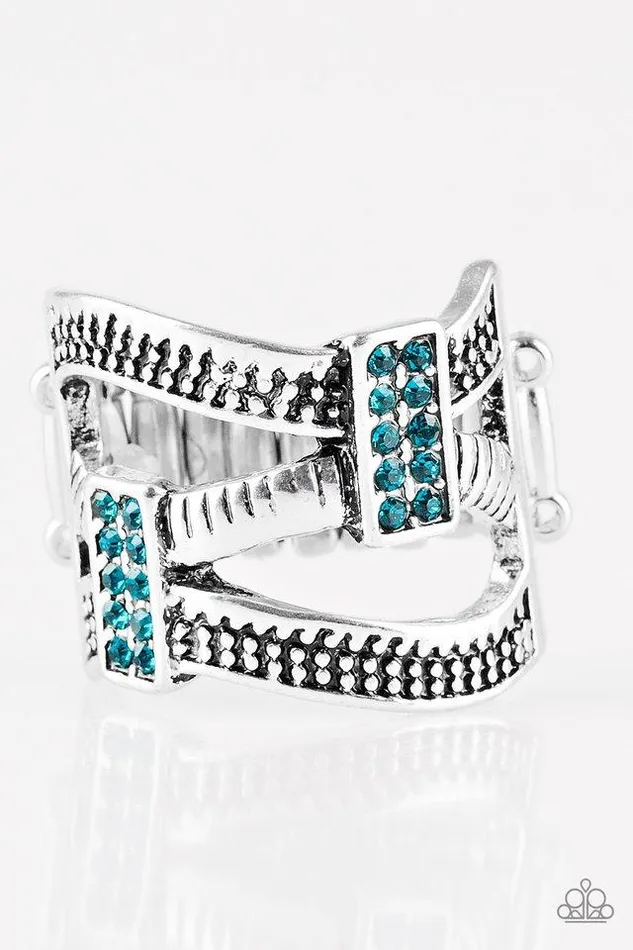 Paparazzi Jewelry Paparazzi Ring Urban Upscale Blue Rings