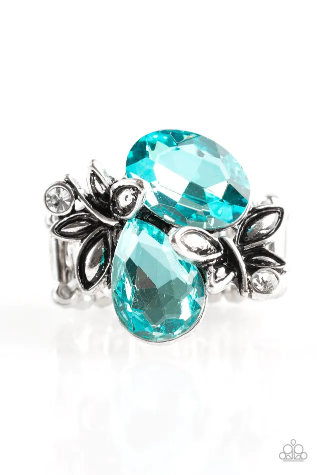 Paparazzi Jewelry Rings Paparazzi Ring Butterfly Buoyancy Blue
