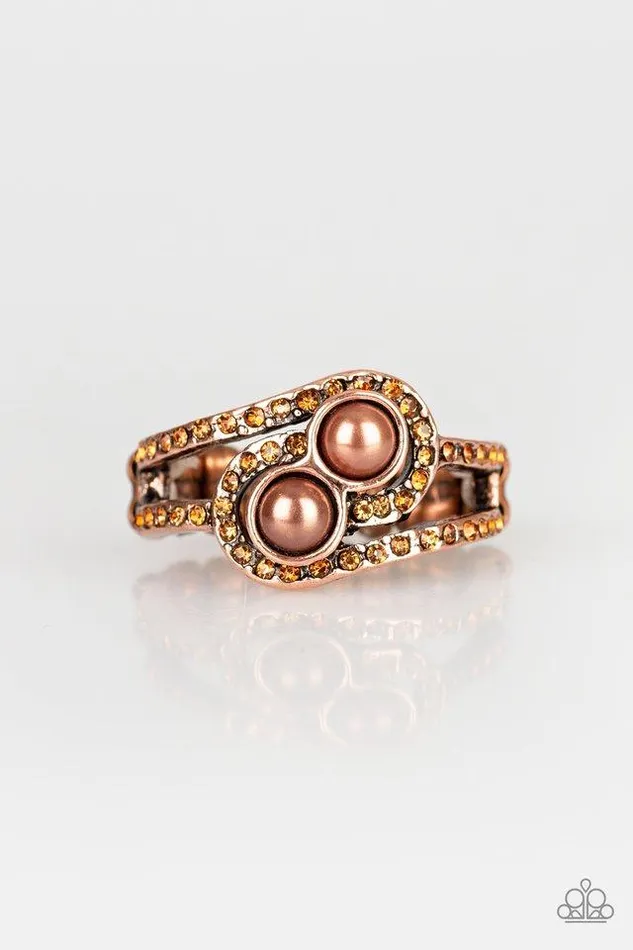 Paparazzi Jewelry Rings Paparazzi Ring Collect Up Front Copper