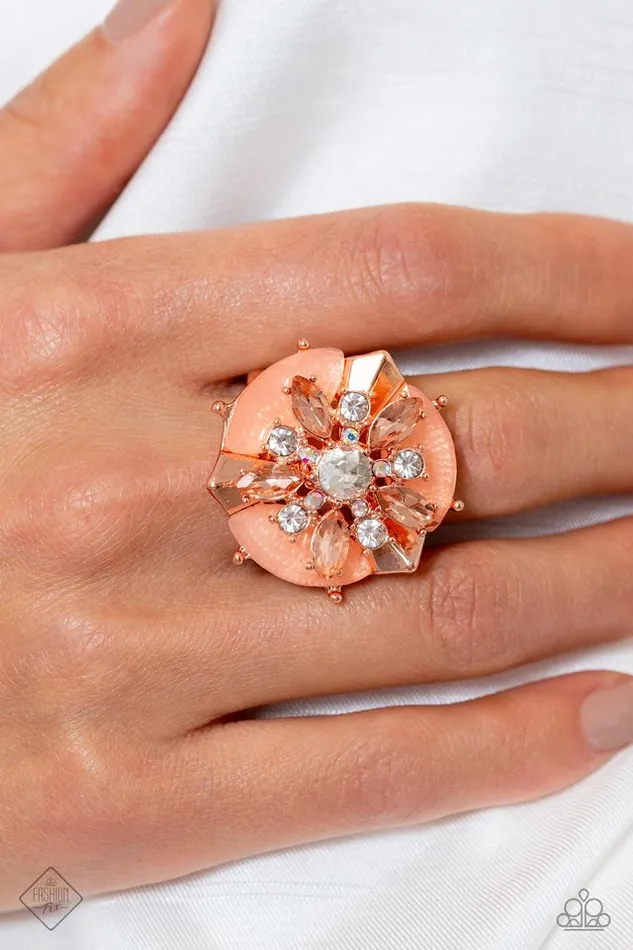 Paparazzi Jewelry Rings Paparazzi Ring SoftHearted Salvage Rose Gold