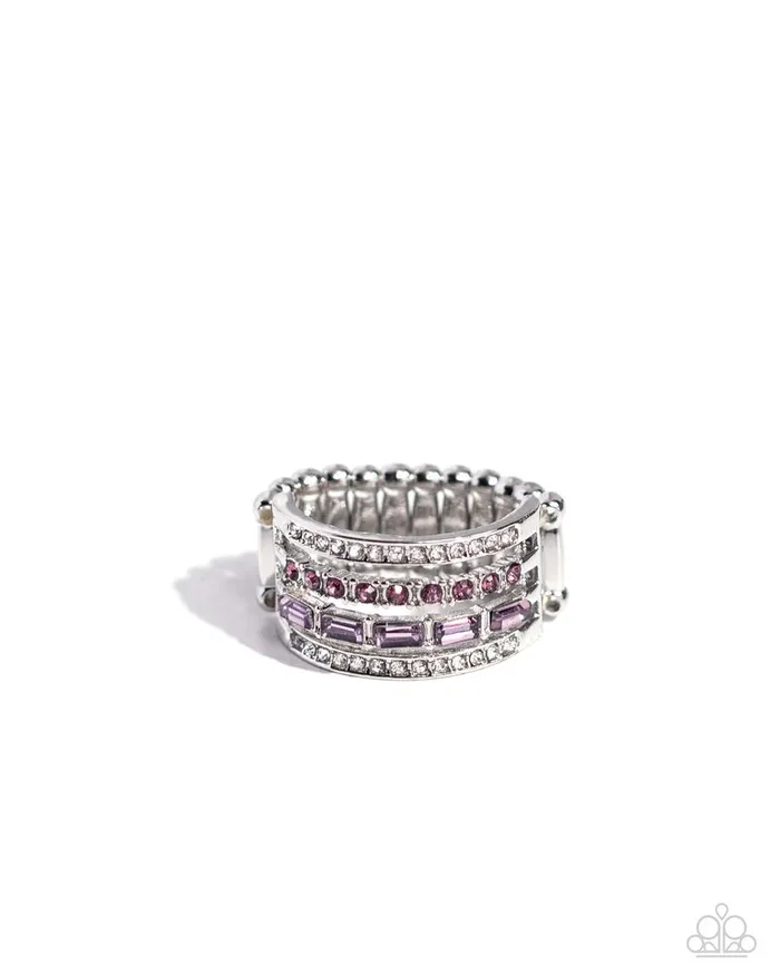 Paparazzi Jewelry Rings Paparazzi Ring Trailblazing Bling Purple Paparazzi Jewelry Rings Paparazzi Ring Trailblazing Bling Purple