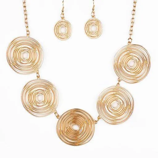 Paparazzi Necklace SOLMates Gold Paparazzi Jewelry Necklaces