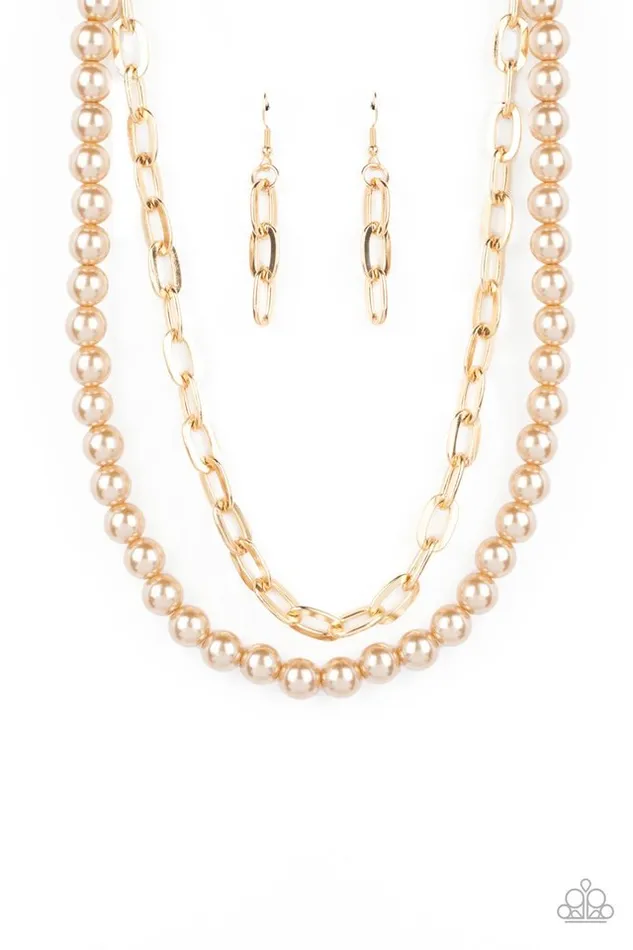 Paparazzi Necklace Suburban Yacht Club Brown Paparazzi Jewelry Necklaces