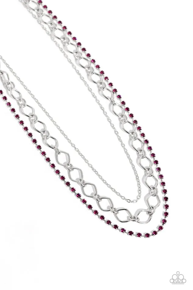 Paparazzi Necklace Tasteful Tiers Pink Paparazzi Jewelry Necklaces Paparazzi Necklace Tasteful Tiers Pink Paparazzi Jewelry Necklaces
