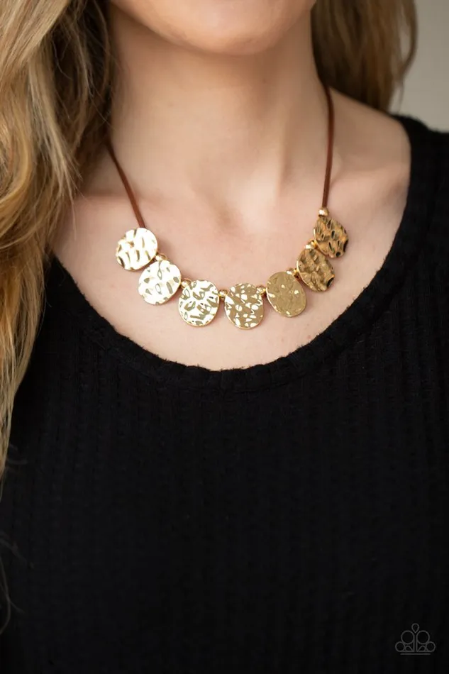 Paparazzi Necklace Turn Me Loose Brown Paparazzi Jewelry Necklaces