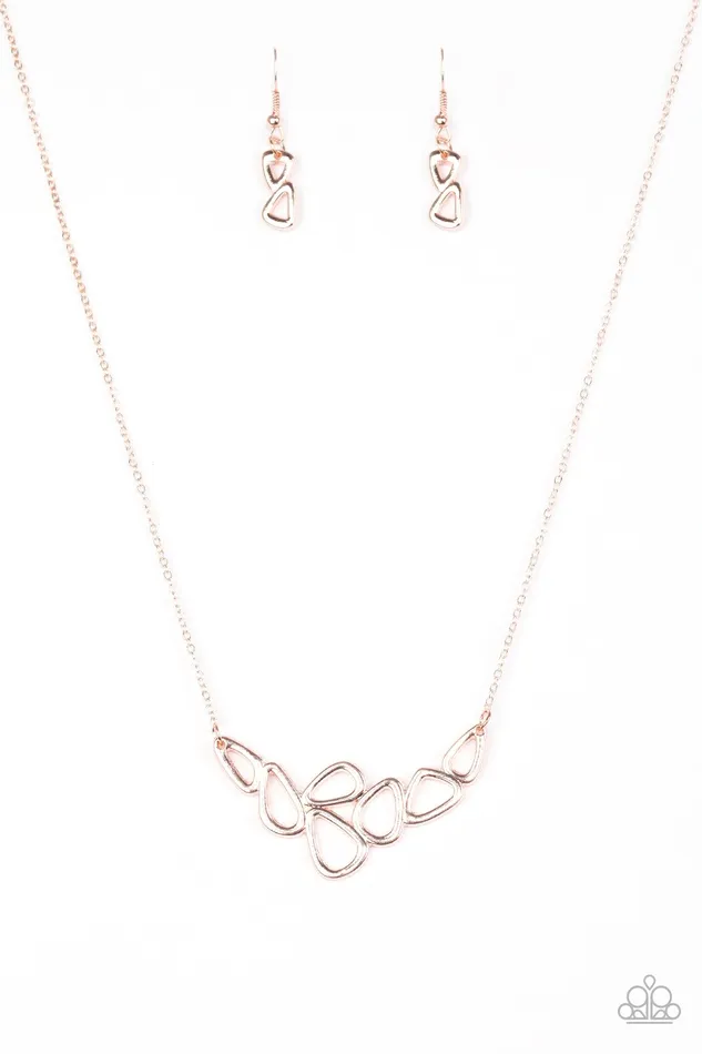Paparazzi Necklace Vertigo Rose Gold Paparazzi Jewelry Necklaces