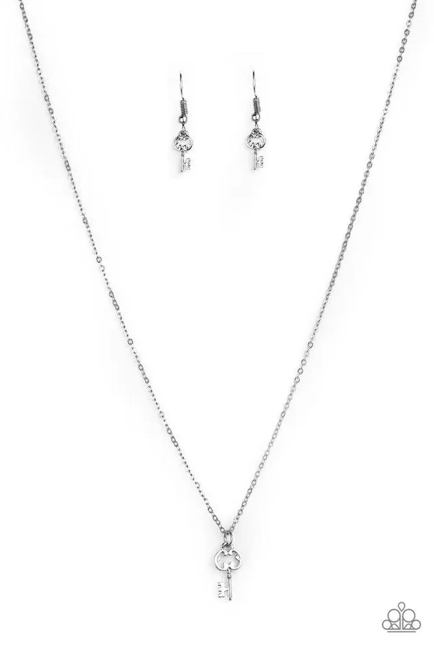 Paparazzi Necklace Very Low Key Silver Paparazzi Jewelry Necklaces