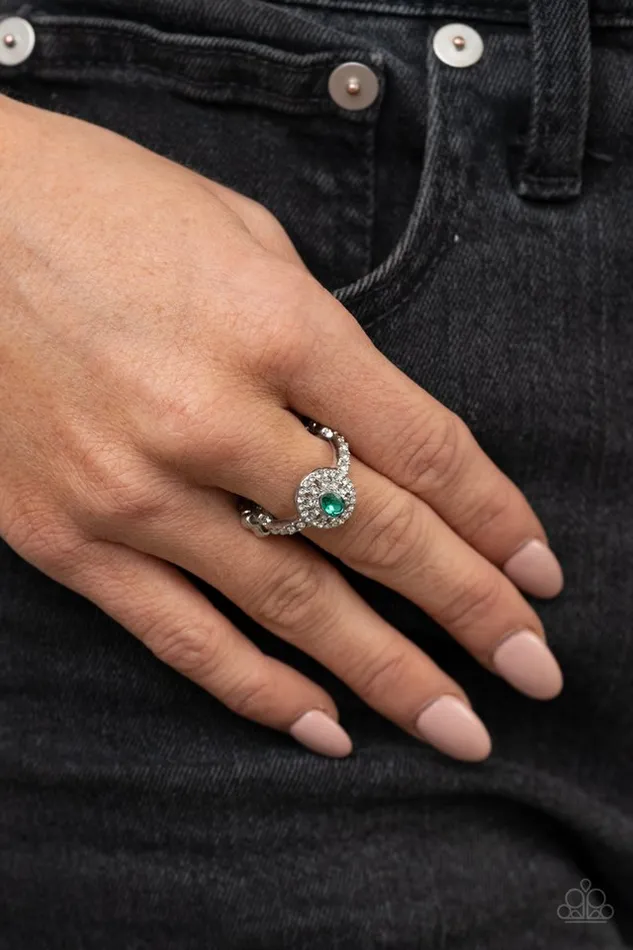 Paparazzi Ring I Said Yes Green Paparazzi Jewelry Rings