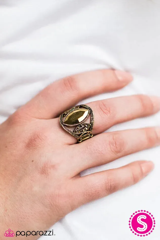 Paparazzi Ring Ill Have A Martini Brass Paparazzi Jewelry Rings