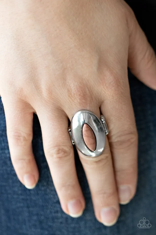 Paparazzi Ring Mesmerizing BLAZE Brown Paparazzi Jewelry Rings