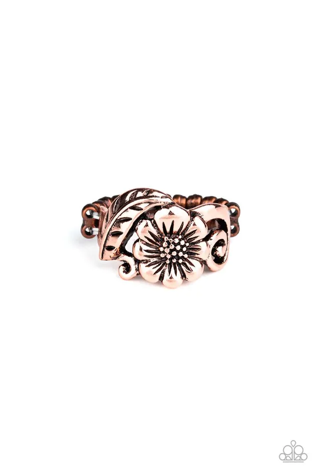 Paparazzi Ring Oceanside Orchard Copper Paparazzi Jewelry Rings Paparazzi Ring Oceanside Orchard Copper Paparazzi Jewelry Rings
