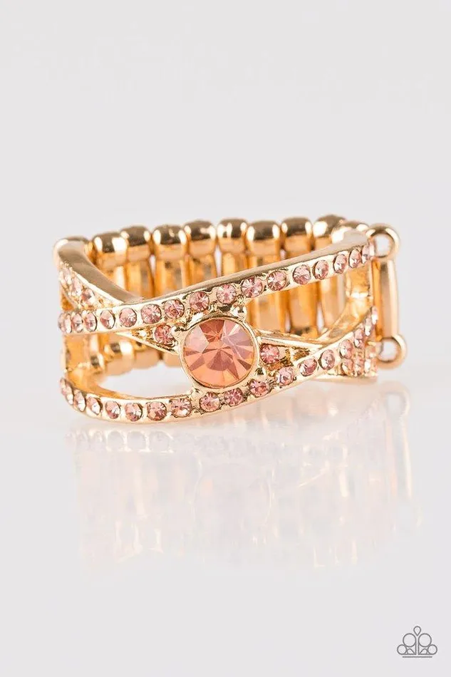 Paparazzi Ring Prepare To Be Dazzled Gold Paparazzi Jewelry Rings