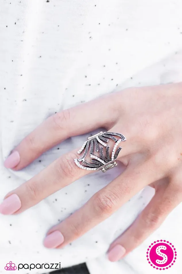 Paparazzi Ring Send In The Cavalry White Paparazzi Jewelry Rings