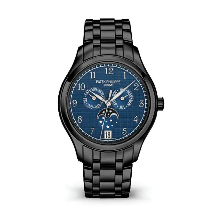 Patek Philippe Bracelets Patek Philippe Complications Annual Calendar 38mm Watch Ref 49471A001 Blue MoonPhase Dial Black PVD Stainless Steel Case Black PVD Stainless Steel Bracelet Patek Philippe Bracelets Patek Philippe Complications Annual Calendar 38mm Watch Ref 49471A001 Blue MoonPhase Dial Black PVD Stainless Steel Case Black PVD Stainless Steel Bracelet