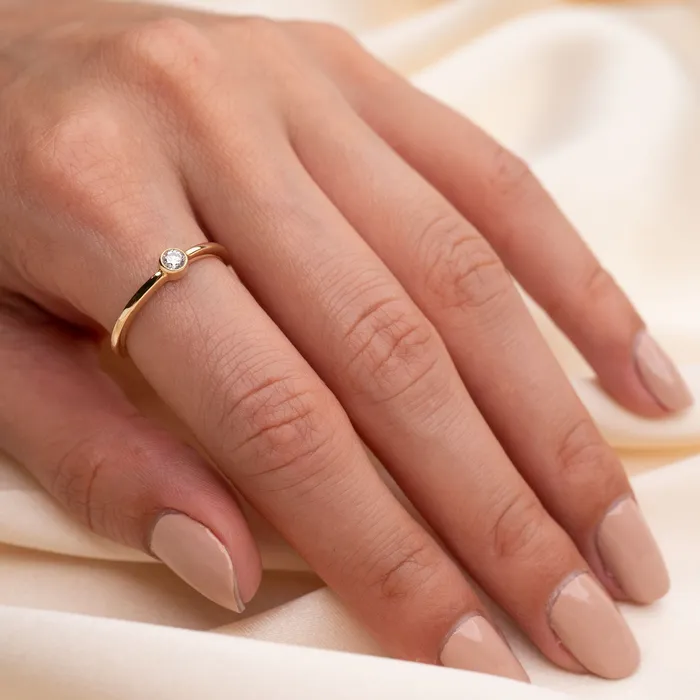 RG Rings 14k Diamond Solitaire Ring