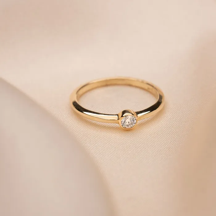 RG Rings 14k Diamond Solitaire Ring