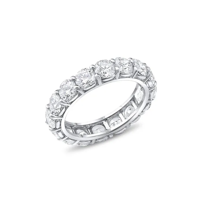 Rings CJ Charles Jewelers Rivire Platinum 412ctw Diamond Eternity Band Ring