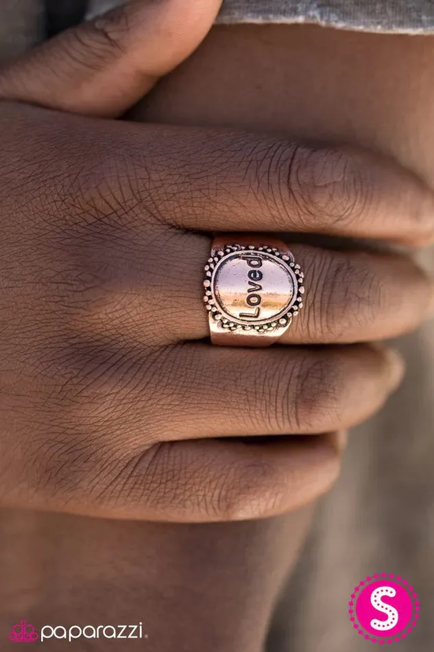 Rings Paparazzi Jewelry Paparazzi Ring Feelin Loved Copper