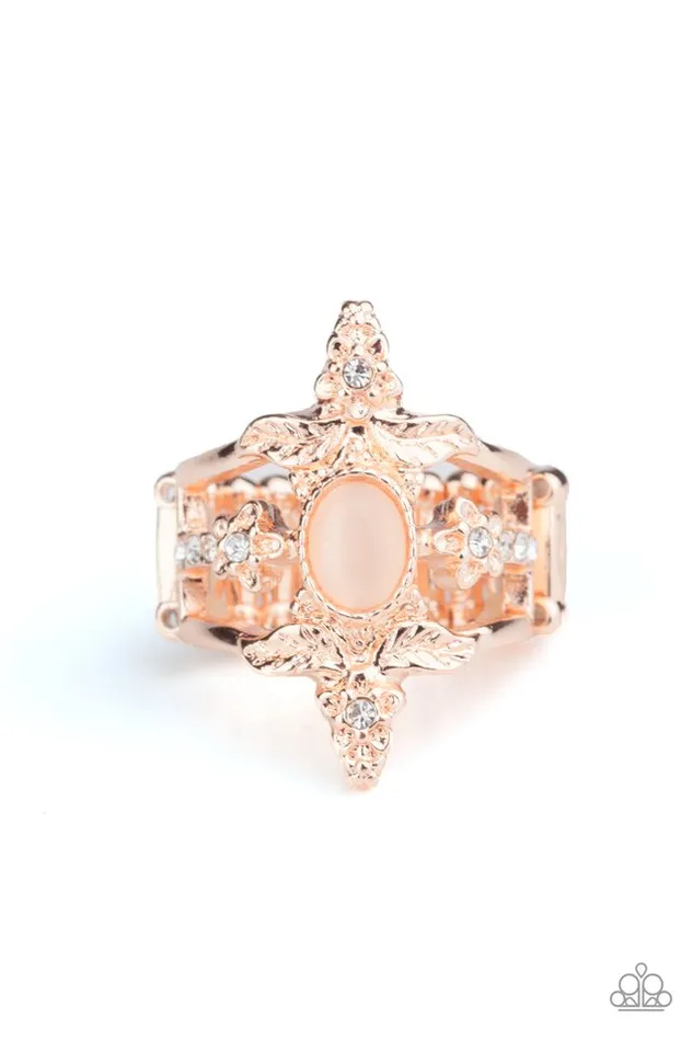 Rings Paparazzi Jewelry Paparazzi Ring Fleur de Fancy Rose Gold