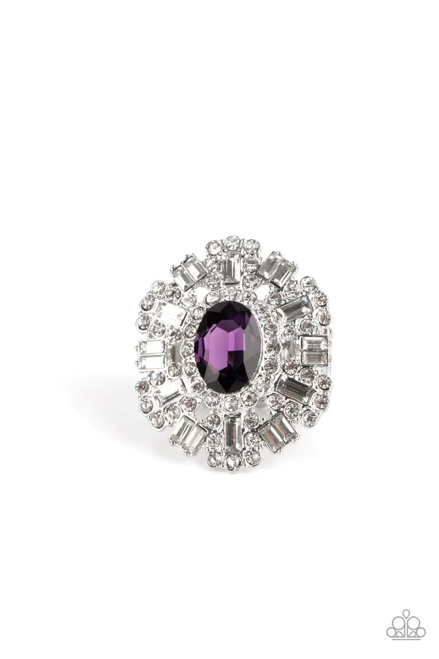 Rings Paparazzi Jewelry Paparazzi Ring Iceberg Ahead Purple