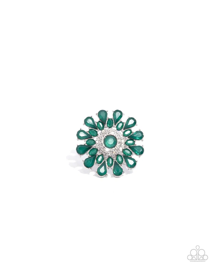 Rings Paparazzi Jewelry Paparazzi Ring Steady Shimmer Green Rings Paparazzi Jewelry Paparazzi Ring Steady Shimmer Green